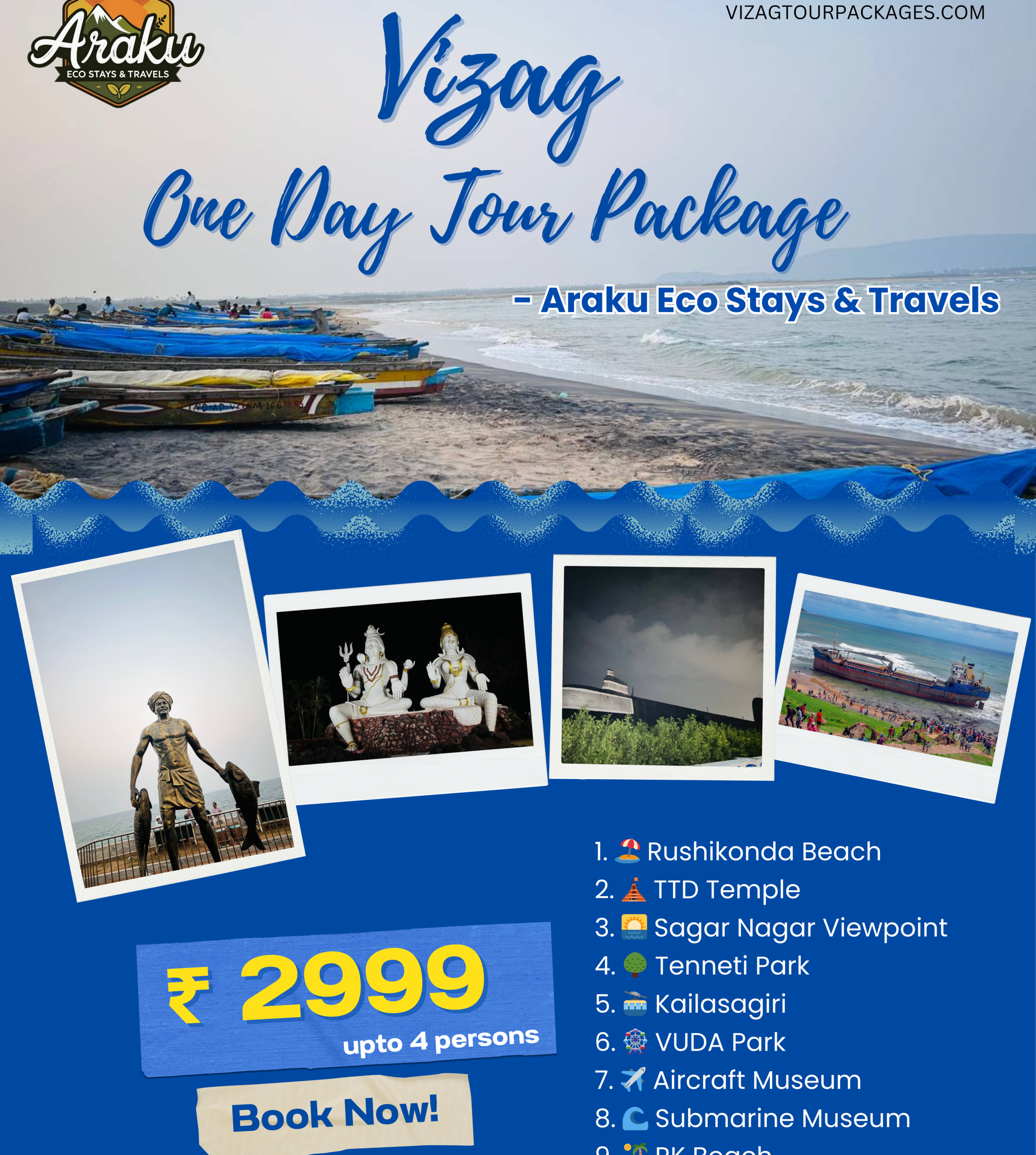 vizag one day tour package